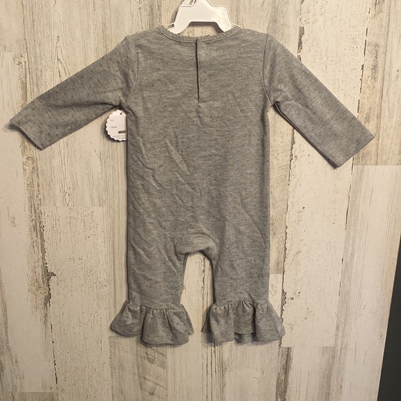 NEW girls Mudpie pumpkin romper size 3-6months - Picture 4 of 4